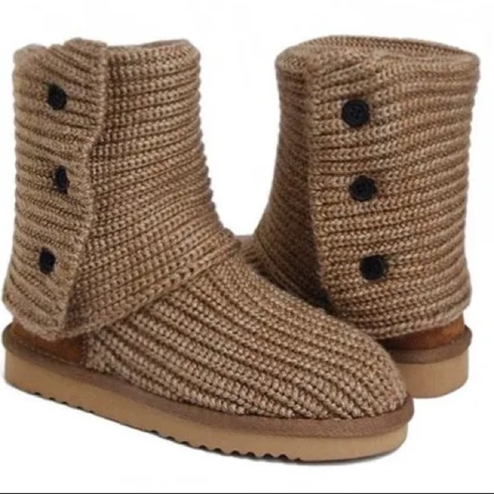 UGG Classic Cardy Knit Boots